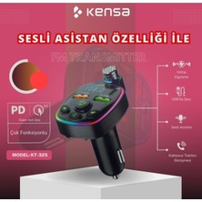 2 Yıl Araç Fm Radyo Transmitter Çakmaklık Yeni Nesil Ultra Dayanıklı KT-326