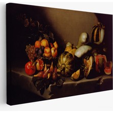 Harita Sepeti Caravaggio - Meyveli Natürmort Tablo - Still Life With FRUIT-7134