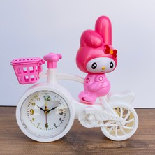 Piraye Gift Sanrio My Melody Bisikletli Masa Saati