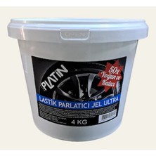 Platin Lastik Parlatıcı Jel Ultra Etkili 4 kg Uzun Süre Kullanım