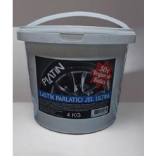 Platin Lastik Parlatıcı Jel Ultra Etkili 4 kg Uzun Süre Kullanım