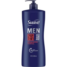 Suave Men Thick & Full 2-In-1 Şampuan 828ML