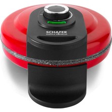 Schafer Waffle Express Kırmızı Waffle Makinesi