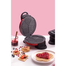 Schafer Waffle Express Kırmızı Waffle Makinesi