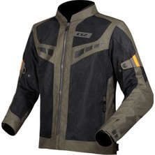 LS2 Ls2 Blade Aır Mont Haki-Turuncu Yazlık CE Onaylı Koruma ve Reflektif Şerit Özellikleriyle