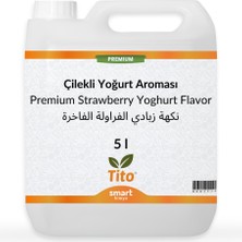 Tito Premium Çilekli Yoğurt Aroması 5 Litre