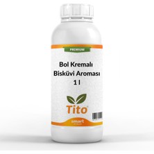 Tito Premium Bol Kremalı Bisküvi Aroması 1 Litre