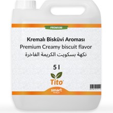 Tito Premium Kremalı Bisküvi Aroması 5 Litre