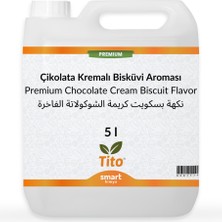 Tito Premium Çikolata Kremalı Bisküvi Aroması 5 Litre