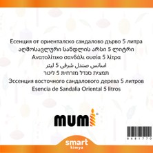 Mumi Oryantal Sandal Mum Esansı 5 Litre