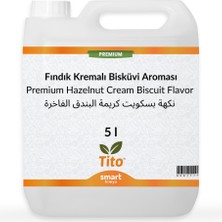 Tito Premium Fındık Kremalı Bisküvi Aroması 5 Litre
