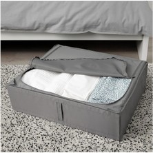 IKEA Skubb Hurç, Koyu Gri, 65X53X19 cm Yatak Altı Yastık Çarşaf Nevresim Giysi Saklama Kutusu Hurç Kutu