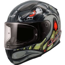 LS2 Kask Ls2 Rapıd 2 Spox Gri-Kırmızı