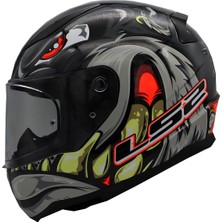 LS2 Kask Ls2 Rapıd 2 Spox Gri-Kırmızı