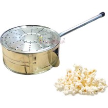 abnturk Mucize Mısır Patlatma Makinesi Nostaljik Ocak Üstü Yağsız Hububat Pop Corn Tavası Popcorn Tenceresi