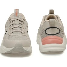 Lumberjack Dakota 4fx Memory Içtaban Bağcıklı Hafif Taban Kadın Sneaker Ayakkabı Bej