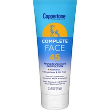 Coppertone Complete Yağsız Yüz Için SPF45 Güneş Koruyucu Losyon 74ML