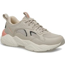 Lumberjack Dakota 4fx Memory Içtaban Bağcıklı Hafif Taban Kadın Sneaker Ayakkabı Bej