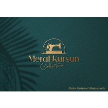 Meral Kurşun Collection Güpür Detaylı Dertsiz Yuvarlak Masa Örtüsü