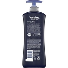 Vaseline Men Coolin Erkekler İçin El, Yüz ve Vücut Losyonu 600ML