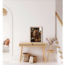 Decotorium Çerçeveli Tablo Anımal Kıngdom-Cat Serisi Mdf Tablo CAT/024