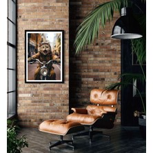 Decotorium Çerçeveli Tablo Anımal Kıngdom-Cat Serisi Mdf Tablo CAT/029