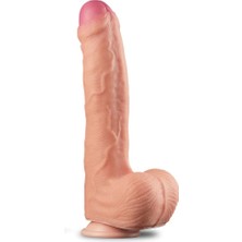 Feel Shop 28 cm Yumuşak Dokulu Çift Katmanlı Realistik Penis