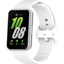 Novstrap Samsung Galaxy Fit 3 ile Uyumlu Kordon Kayış Yumuşak Silikon Klasik Kordon