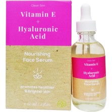 Clean Skin Vitamin E + Hyaluronic Acid Yüz Serumu 60ML