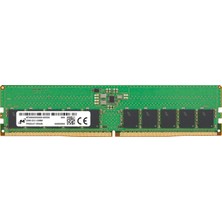 Micron Ddr5 Ecc Udımm 16GB 1rx8 4800 CL40 Server Ram Bellek MTC10C1084S1EC48BR