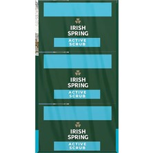 Irish Spring Active Scrub Sabun 3lü Paket