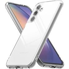 Deppo Trend Samsung Galaxy A54 Uyumlu Kılıf Kamera Çıkıntlı Korumalı Darbe Önleyici Şeffaf Esnek Renksiz Transparan Koruyucu Silikon Kapak