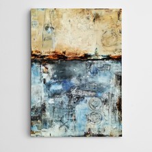 Dekolata Kız Kulesi Soyut Kanvas Tablo