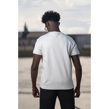 Akçaylar Bisiklet Yaka %100 Pamuklu Basic Oversize (Geniş Model) T-Shirt