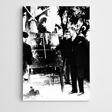 Dekolata Başöğretmen Atatürk Kanvas Tablo