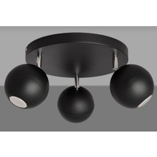 Demet Habek My Lights Mylights Spor LED Avize Hareketli Başlık Panasonıc Gün Işığı Ampullü Küre LED Spot Üçlü