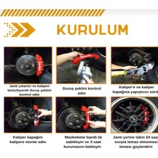 Hfz Works Brembo Kaliper Kapağı Mavi Uyumlu Mavi