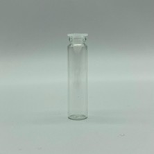 Labshop41 2 ml Mini Test Şişesi , 2 cc Plastik Tıpalı Cam Şişe , Test Şişesi x 20 Adet