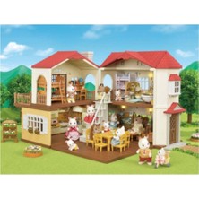 Sylvanian Families Kırmızı Çatılı Işıklı Şehir Evi