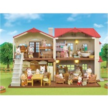 Sylvanian Families Kırmızı Çatılı Işıklı Şehir Evi