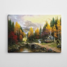 Dekolata Köprü Yağlı Boya ReprodüksiyonKanvas Tablo