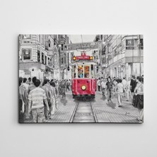 Dekolata İstikal Caddesi Kanvas Tablo