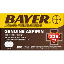 Bayer Aspirin 325 Mg 100 Tablet