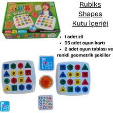 Tor Toys Rubiks Shapes - Geometrik Şekiller ve Renkler Montessori Zeka Oyunu - 2 Kişilik