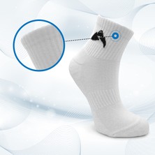Sarsala 3'lü Beyaz Ankle Spor Çorap