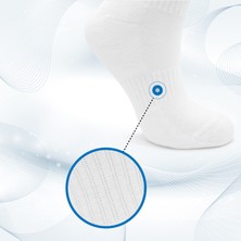 Sarsala 3'lü Beyaz Ankle Spor Çorap