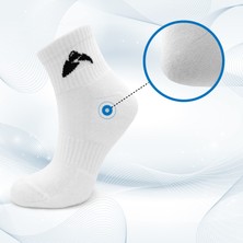 Sarsala 3'lü Beyaz Ankle Spor Çorap