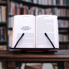 İsfahanTA Kitap Okuma Standı Masaüstü Ahşap Kuran Rahlesi Tablet Tutucu