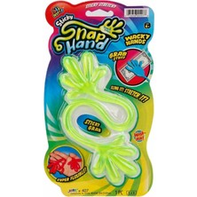 Toyfest Jaru Süper Esnek Eğlenceli Yapışkan El Snap Hand Iki Uçlu Yapışkan El - Yeşil
