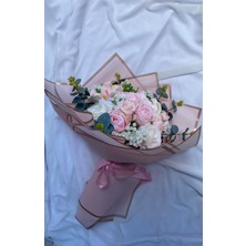 Zb Flowers Isteme Çiçeği Pudra Söz Çiçeği Sevgiliye Çiçek Yapay Çiçek Kız Isteme Çiçeği